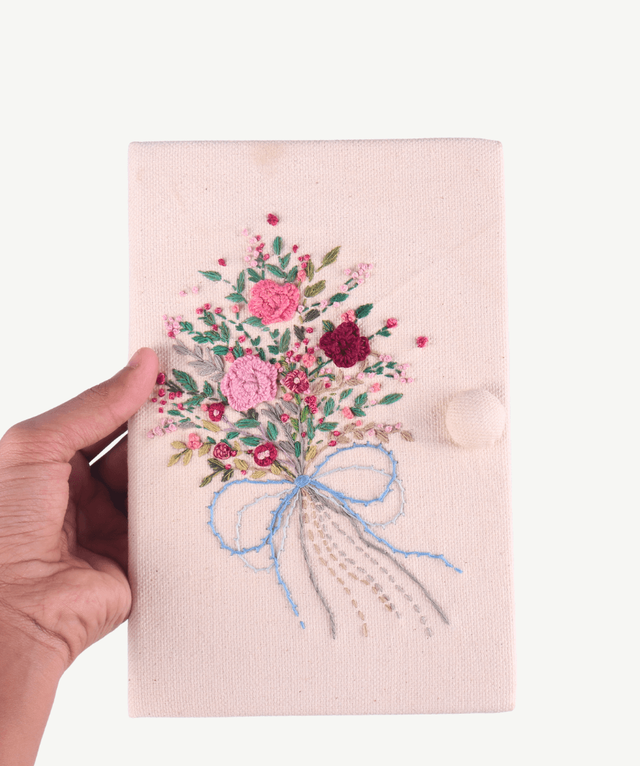 Handmade Flower Diary – Decorative Floral Artwork - Image 2