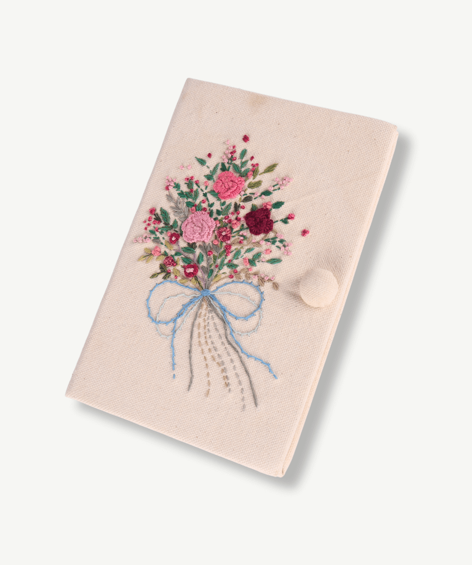 Handmade Flower Diary – Decorative Floral Artwork - Image 3