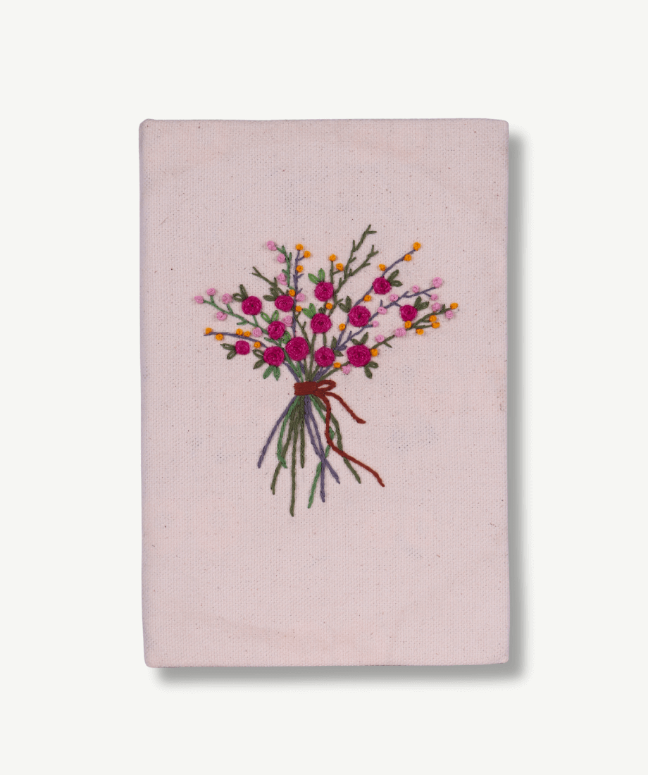 Handmade Flower Diary – Unique Hand-stitched Flower Design - Image 2