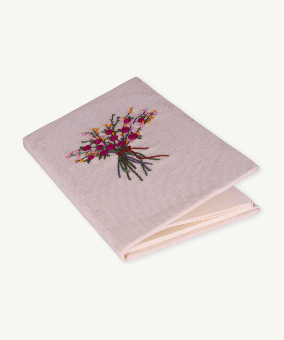 Handmade Flower Diary – Unique Hand-stitched Flower Design - Image 3
