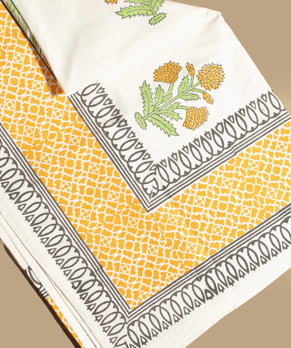 Maeve Mores Block Printed Table Cover - Image 2